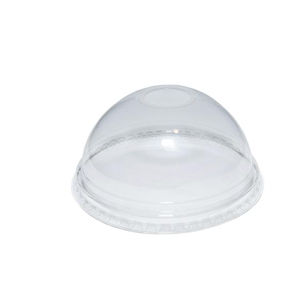 Clear-Smoothie-Cup-Domed-Lid-with-hole